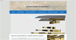 Desktop Screenshot of izolatii-spuma.ro